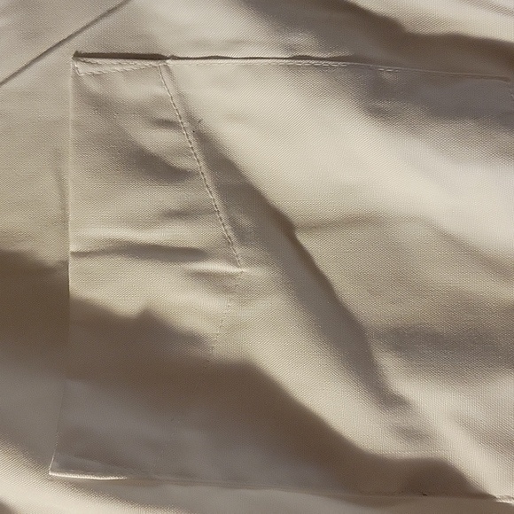 Men's White Long sleeved dress shirt - Picture 3 of 5